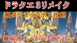 【ドラクエ３リメイク】難易度「いばらの道だぜ」　裏ダンジョンボス攻略　グランドラゴーン討伐【ドラクエ3HD-2D】