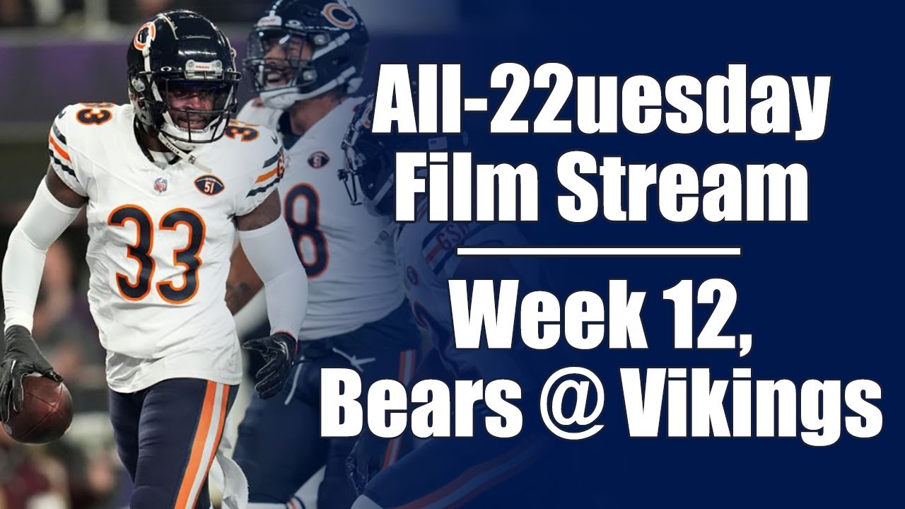 Breaking Down The Chicago Bears -- Week 12, Minnesota Vikings - YouTube