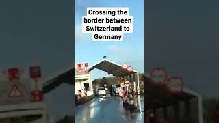 crossing the border between Denmark to Germany