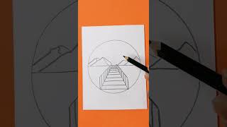 ✅ Como Dibujar un PAISAJE Natural a Lapiz Blanco y Negro - Dibujos de Paisajes ⭐ Easy Art