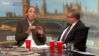 WATCH!  Mark Francois and Author Will Self ready to have a fight  live on Politics Live for comments