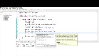 How to Accept Input in Java | Java String Input Error and Fix