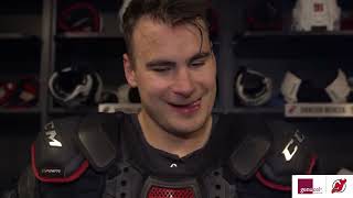 Meier on his first skate with the Devils and an update on his injury | NEW JERSEY DEVILS