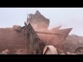 playing with giant rocks.asmrrock quarry crushingoperations primary jaw crusher in action