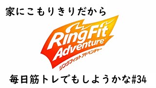 こんな時だから毎日筋トレでもしようかな【Ring Fit Adventure】#34