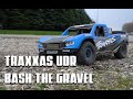 Traxxas UDR Bashing in gravel!