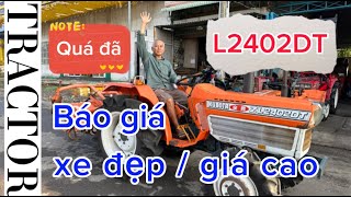 Máy cày Kubota L2402DT nhập Nhật giá ngoài 100tr | Máy cày Nhật bãi | Máy cày giá rẻ