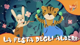 LA FESTA DEGLI ALBERI - Canzone per bambini (Karaoke con testo)