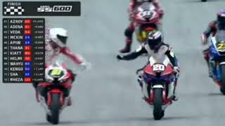 Veda Ega || Detik2 Akhir Perjuangan Veda Ega Raih Podium ARRC SS600