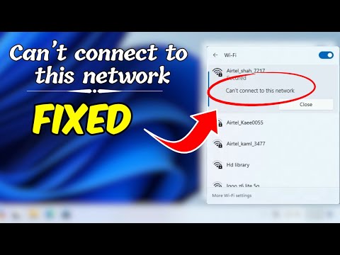FIX 2024 – “Unable to connect to this network” WiFi error on Windows 11/10