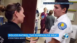 Irvine police set up 'pumpkin pie checkpoint' ahead of Thanksgiving | ABC7