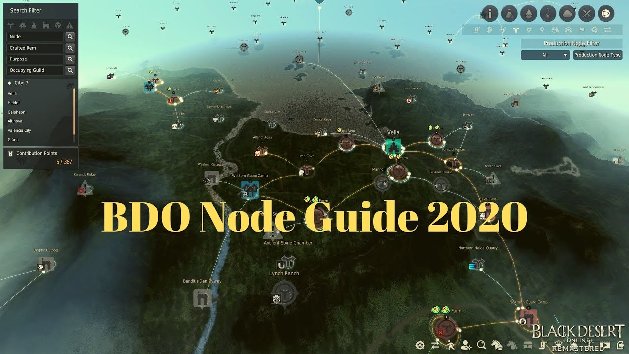 Bdo Node Setup 2020 Youtube
