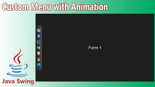 Java Swing - Custom Menu with Animation