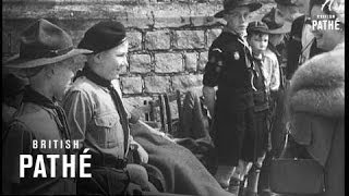 Queen Mother Reviews Scouts At Windsor Castle - Reel I (1950-1959)