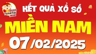 Xổ số Miền Nam hôm nay ngày 7 tháng 2 - XSMN - SXMN - KQXSMN 7/2/2025 - Kết quả xổ số miền Nam