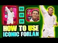 How To Use Iconic Forlan Perfectly? pes 2021 Mobile