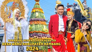 FULL!! KARNAVAL KEMERDEKAAN DESA WARU REMBANG 2024