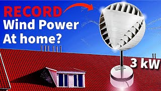 Novel European Bladeless Wind Turbine Beats Rooftop Solar PV?!