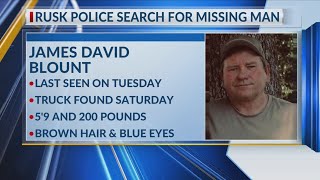 Rusk police searching for missing man after vehicle found near Neches River