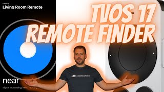 Apple TV 4K Remote Finder in Action with tvOS 17