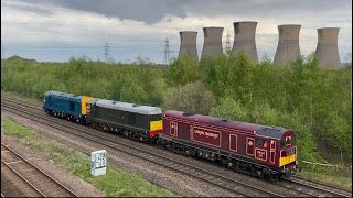 Fantastic Variety of Old \u0026 Modern Traction at North Stafford Junction. 25th April 2022