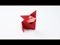 How to make a Paper Fox - Origami Fox Folding instructions