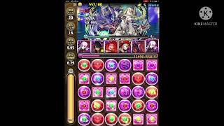 【パズドラ】【イレーヌ降臨】新降臨ダンジョンイレーヌ降臨クリアしました！ルーレット対策必要かも！ボスは結構硬いから気をつけて！