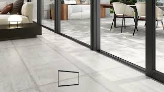 Form Cement Rectified Matt Glazed Porcelain Tile 600 x 1200mm | Italtile