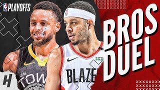 Stephen Curry vs Seth Curry BEST Brothers Moments & Highlights from 2019 NBA West Finals!