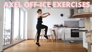 Axel Off-Ice Exercises || jumping exercises for figure skating