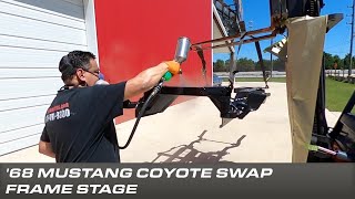 1968 Mustang Coyote Swap - Frame Stage