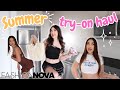 HUGE SUMMER TRY ON CLOTHING HAUL 2024 ♡ Fashion Nova Haul