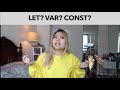 Difference between VAR, CONST, LET | Javascript Variables Explain in 1 min