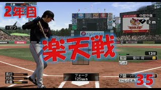 [ 2年目のジンクスへの挑戦] プロ野球 スピリッツ 2014 #35 Aクラス入りのため負けられない戦い 千葉ロッテマリーンズ vs 東北楽天ゴールデンイーグルス（美馬,上園,小山）