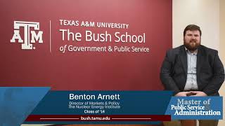Benton Arnett talks career opportunities after The Bush School