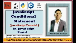 JavaScript Conditional Statement Part-2||JavaScript Tutorial Part-6
