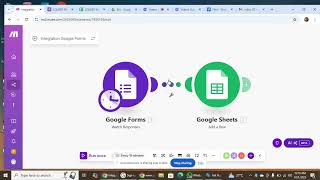 Google Form Automation Tutorial | Connect Google Forms to Google Sheets Using Make.com