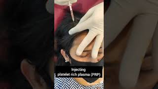 PRP to treat hairloss by Cosmetic Surgeon at Chrysalis Pune