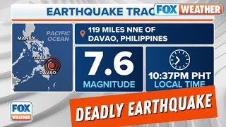 Deadly Magnitude 7.6 Earthquake Rattles The Philippines Triggering Tsunami Threat