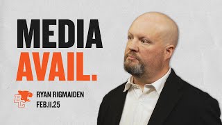 BC Lions GM Ryan Rigmaiden Talks CFL Free Agency  | Media Avail | Feb.11.25