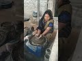 pot making कुंभार काम शिकताना