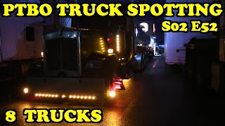 PTBO Truck Spotting S02E52 - 8 Trucks At Ontario Truck Stop #trucking