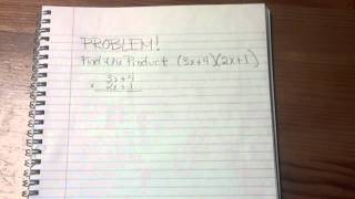 Multiplying Polynomials: Vertical Method