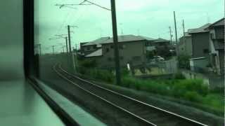 JR日豊本線　車窓　中津駅～東中津駅（815系ワンマン）