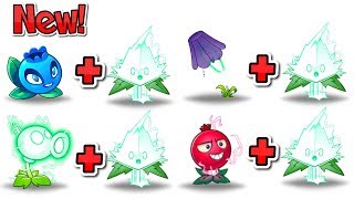 Plants vs Zombies 2 Fila Mint and Electric Peashooter, Blueberry, Lightning Reed and Currant PVZ 2