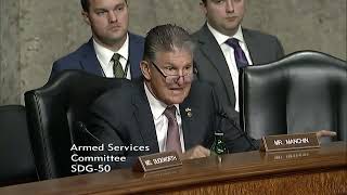 Manchin Question U.S. Commanders during Senate Armed Services Committee Hearing