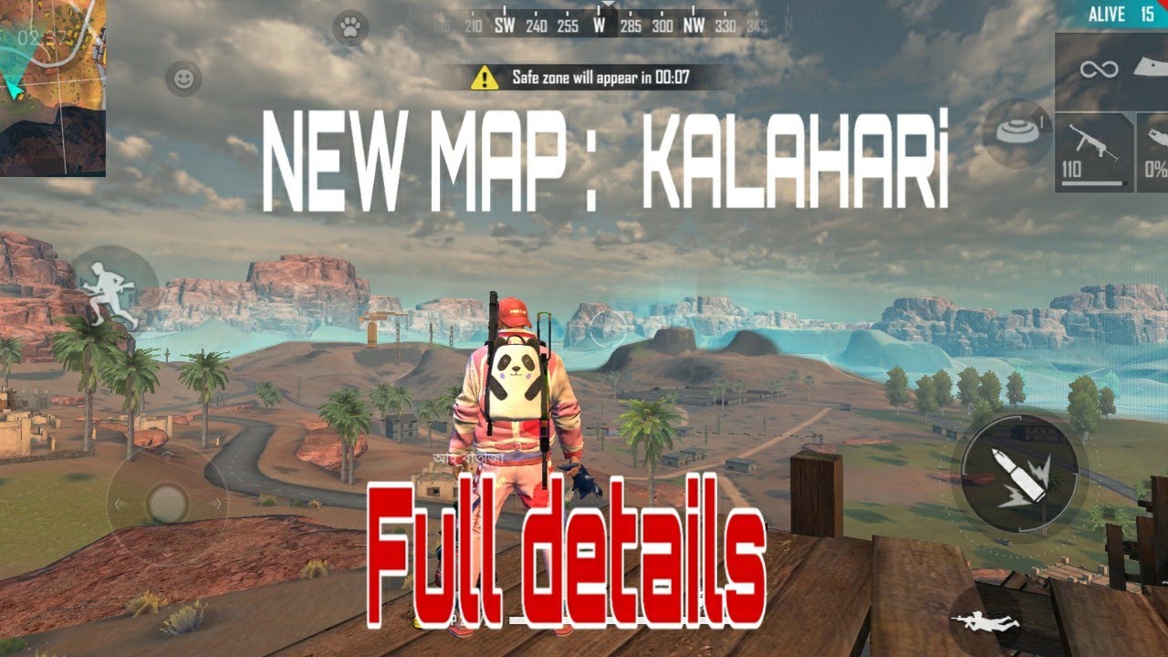 NEW MAP : KALAHARI (full Details) !! Garena Free Fire - K2W Gamer - YouTube