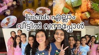 Friends എല്ലാം വീട്ടിൽ വന്നപ്പോൾ #അടിച്ചുപൊളിച്ചു #vlog #dayinmylife #vismayaart