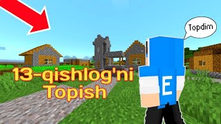 13-qishloqni topish//Kompotni qishlog'ini topish//Minecraft uzbekcha video//EazyMC