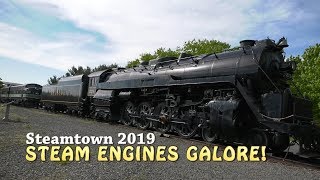 Steamtown 2019.  Fantastic Tour of Steam Engines \u0026 YouTuber Meet Up